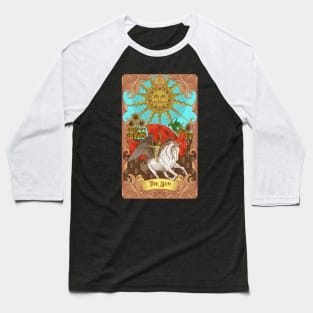 The Sun Tarot Card Baseball T-Shirt